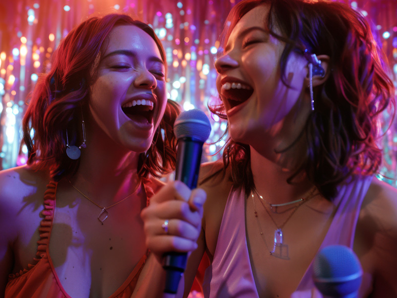 los-amigos-cantando-el-karaoke